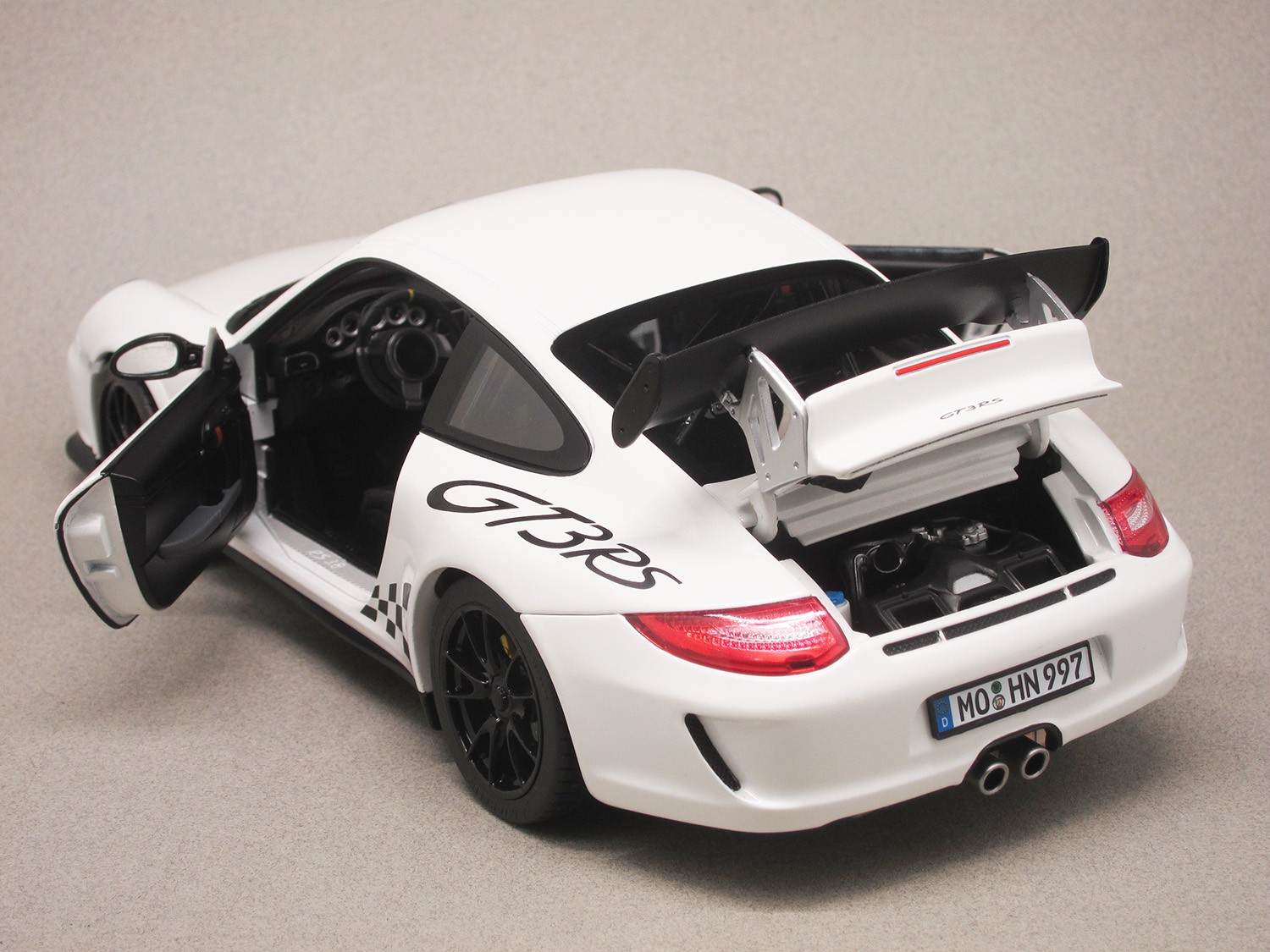 Porsche 911 GT3 RS 2010 Blanche Norev 1 18e Minicarweb