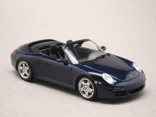 Porsche 911 Carrera S Cabriolet 997 Bleue Maxichamps 1 43e Minicarweb