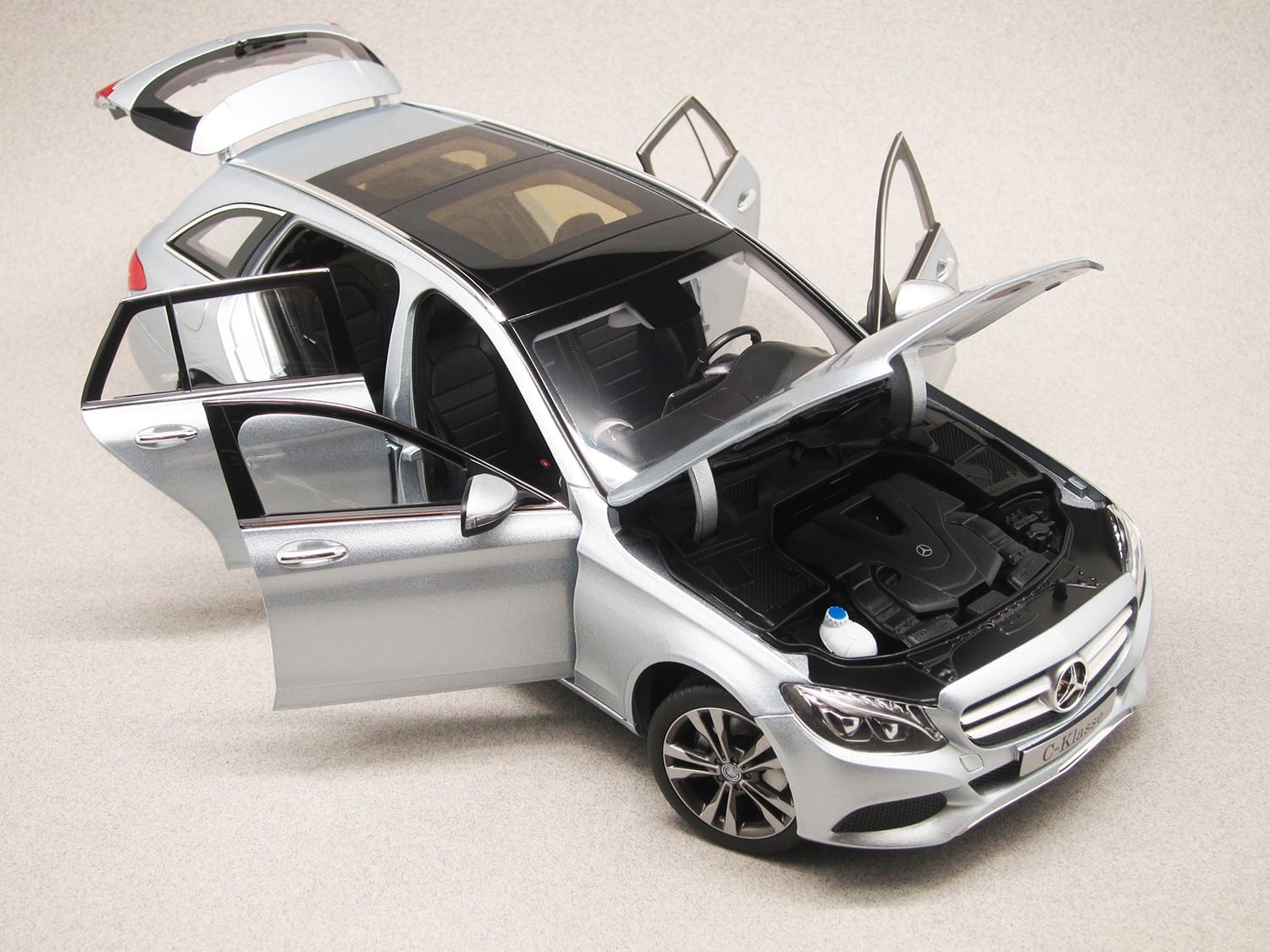 Mercedes S205 C-class T-model estate Exclus. silver diecast model