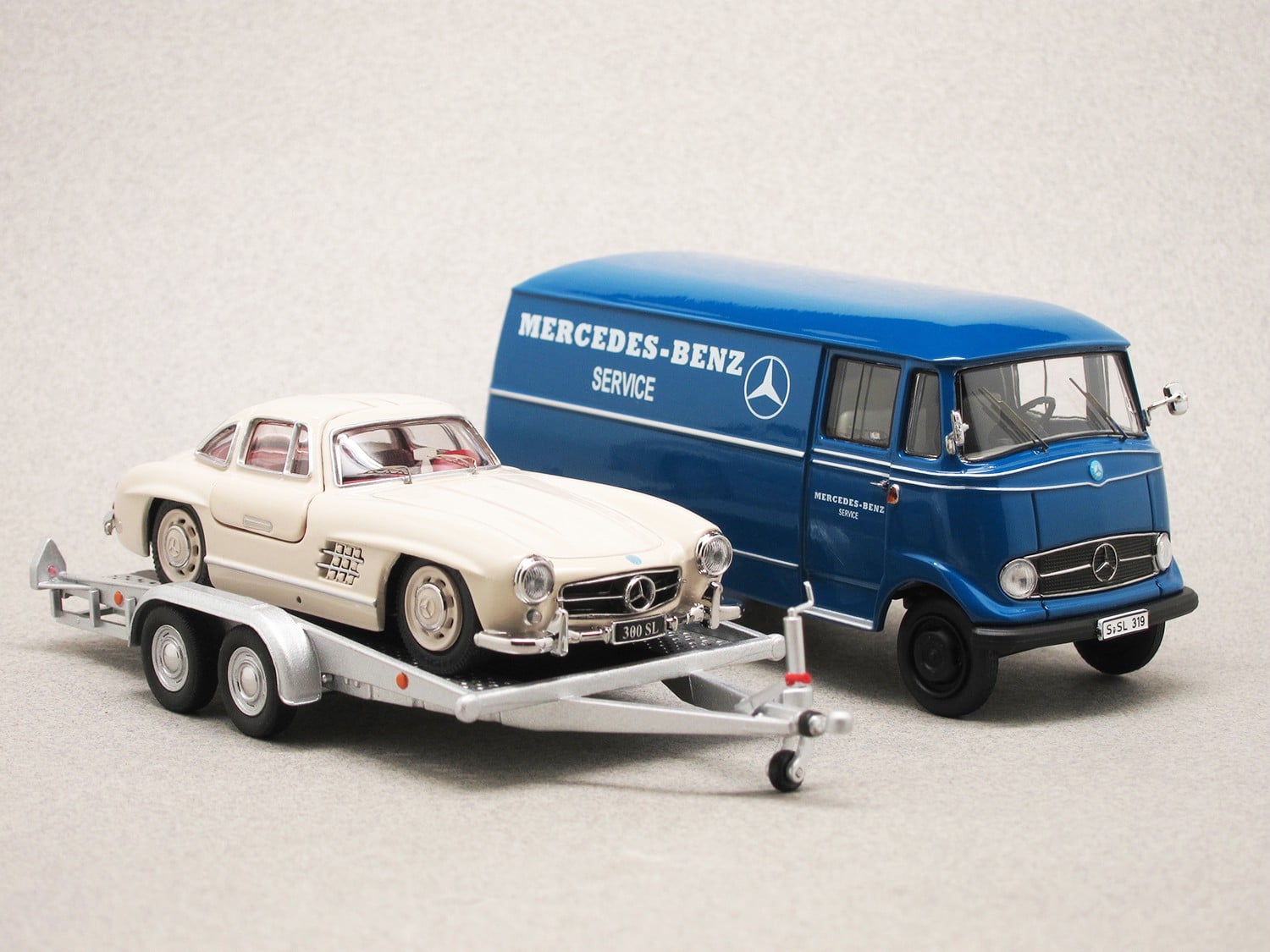 Mercedes L319 & 300 SL (Schuco) 1:43 - Minicarweb