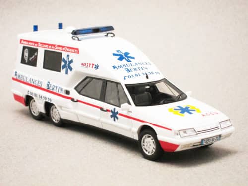 Citroën XM Tissier 6 roues ambulance Bertin (Perfex) 1/43e