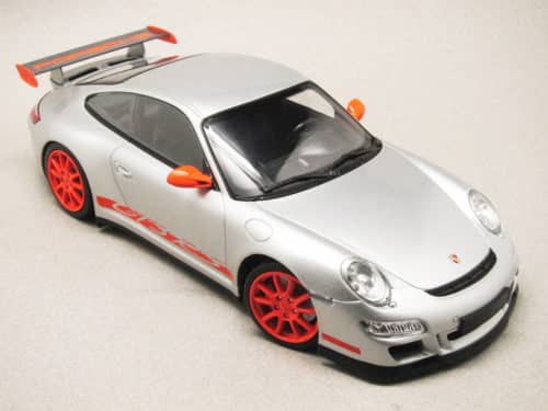 Porsche 911 GT3 RS 997 silver (Minichamps) 1/18e