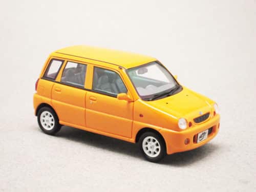 Subaru Pleo Nicot 2002 orange (Hi-Story) 1/43e