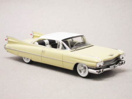 Cadillac DeVille coupé 1959 jaune (Stamp-Models) 1/43e