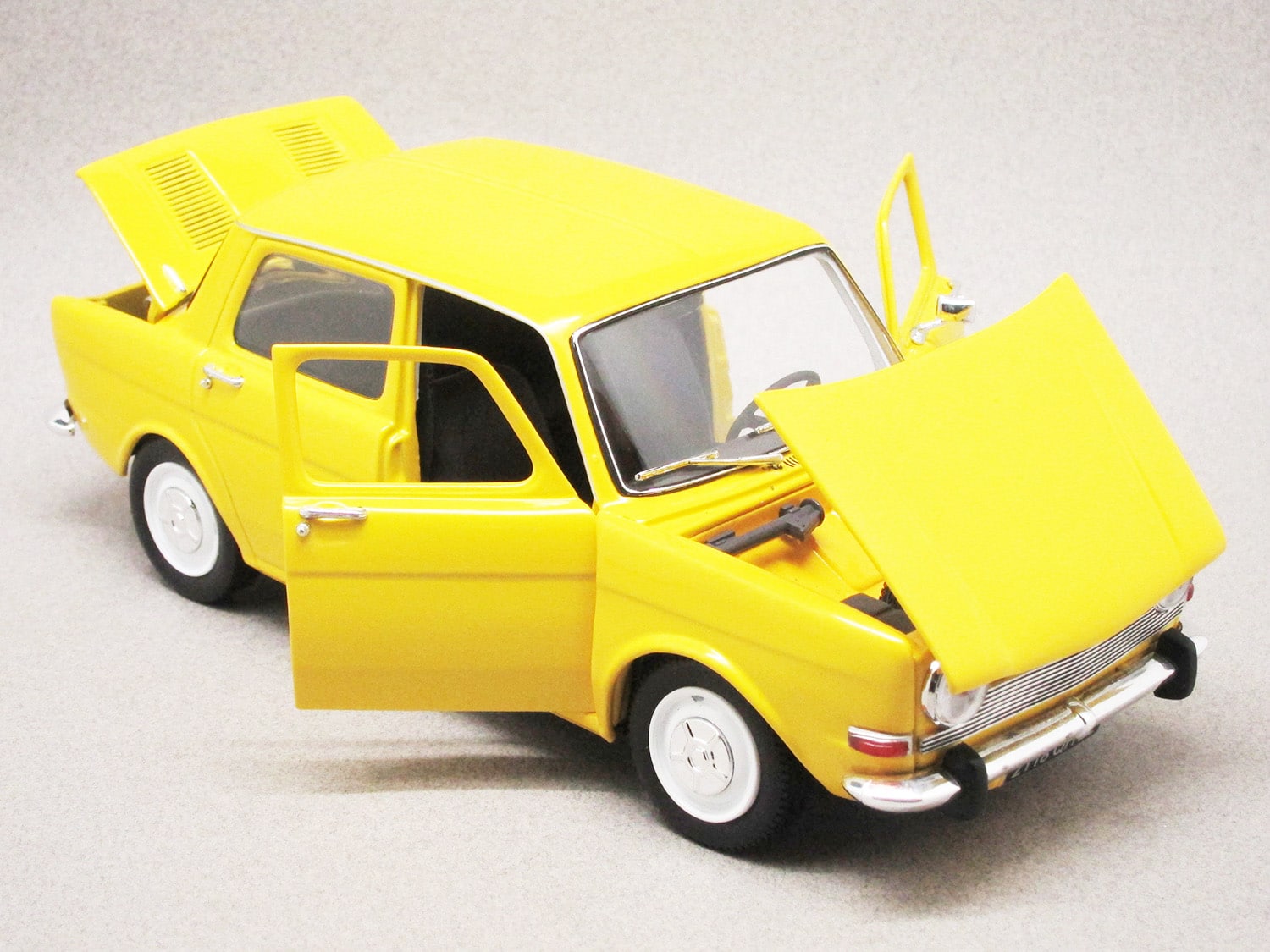 Simca 1000 LS 1974 Jaune Maya (Norev) 1/18e