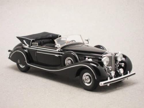 Mercedes 770K W150 Cabriolet B noire (Matrix) 1/43e