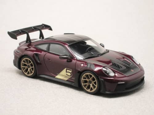 Porsche 911 GT3 RS 992 pourpre (Minichamps) 1/43e