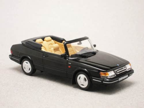 Saab 900 Turbo Cabriolet noire (Norev) 1/43e